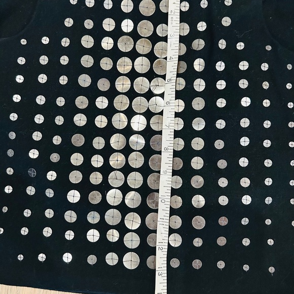 NANETTE LEPORE EMBELLISHED MINI SKIRT SZ 10 - Picture 2 of 6